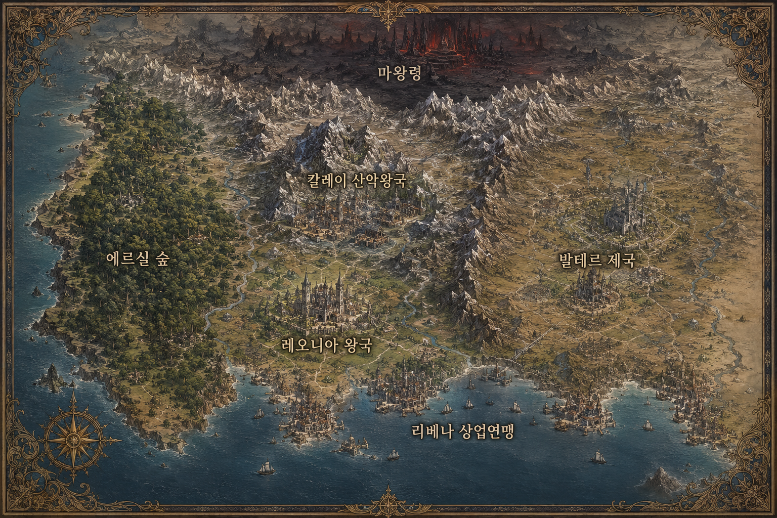 Continent Map